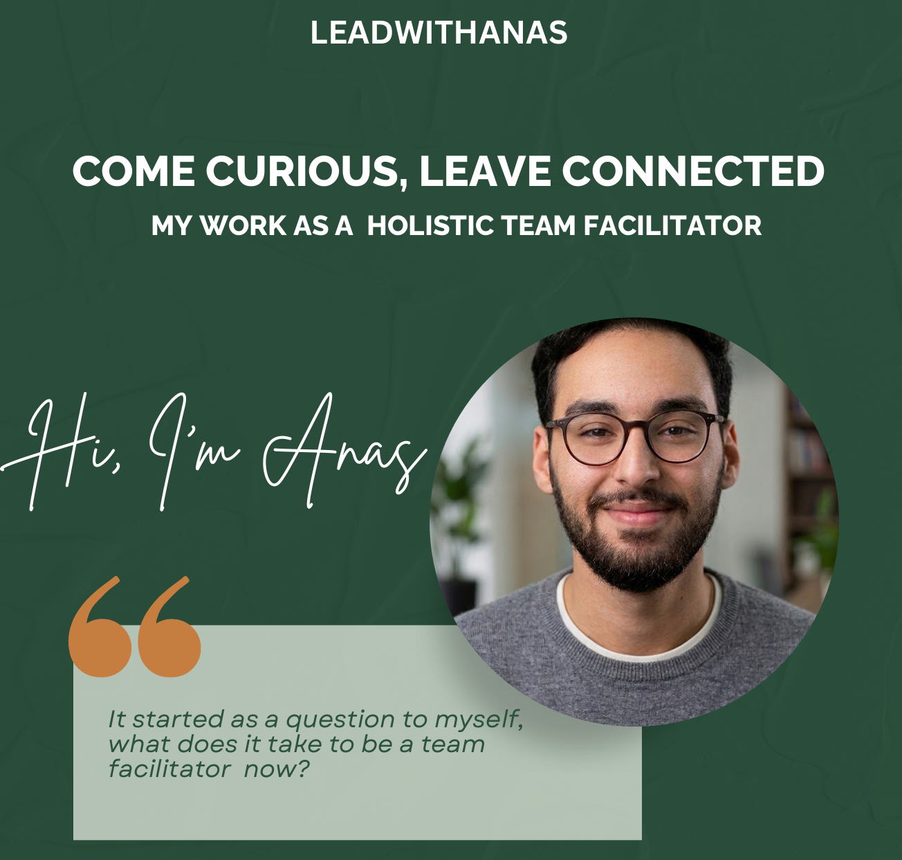 Lead with Anas cover